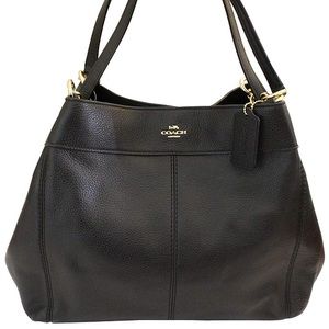 Coach Pebble Leather Shoulder Bag